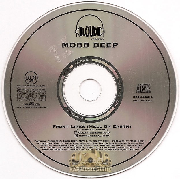 Mobb Deep - Front Lines (Hell On Earth): Promo, Single. CD